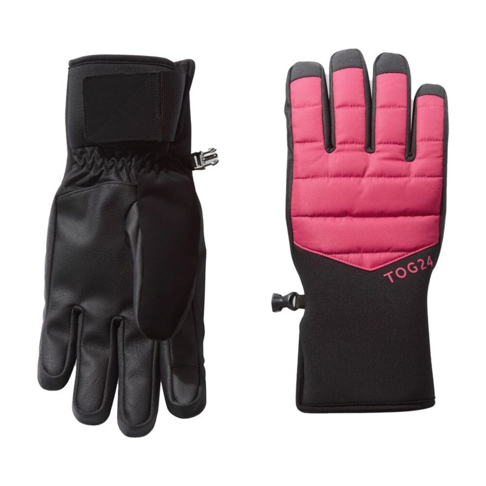 TOG24 Unisex Adult Adventure Ski Gloves / Dark Pink